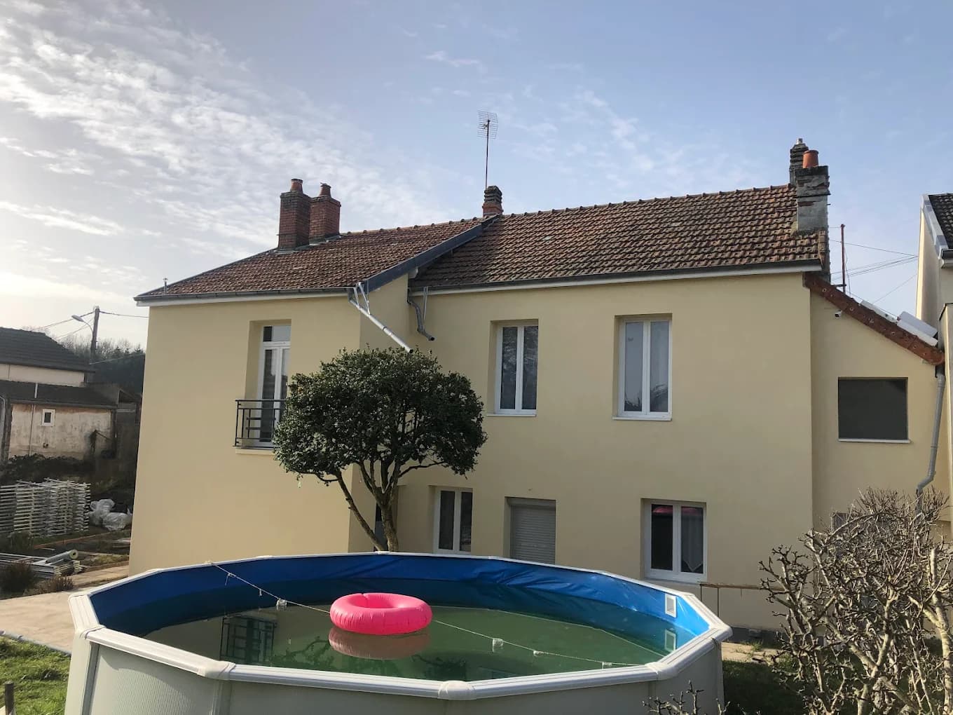 Maison après ravalement complet de façade à Chalon-sur-Saône