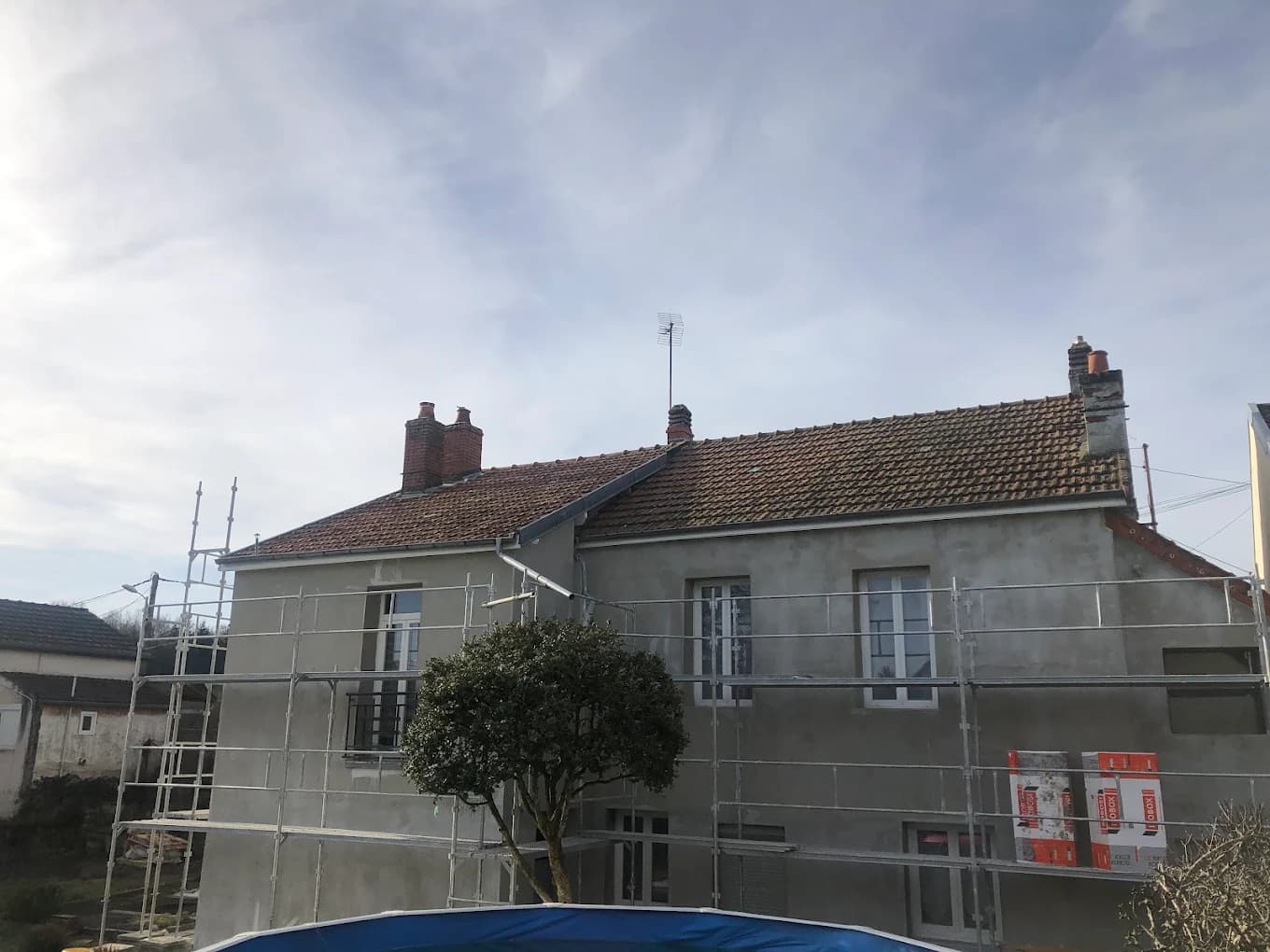Maison avant ravalement de façade à Chalon-sur-Saône